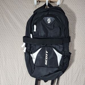 NWT Scott Motosports Black and White Men's Backpack